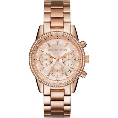 ritz michael kors rose gold